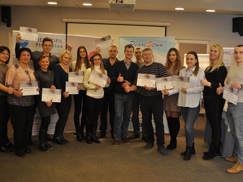 CICADA brand held a dental root canal training conference in Ukraine