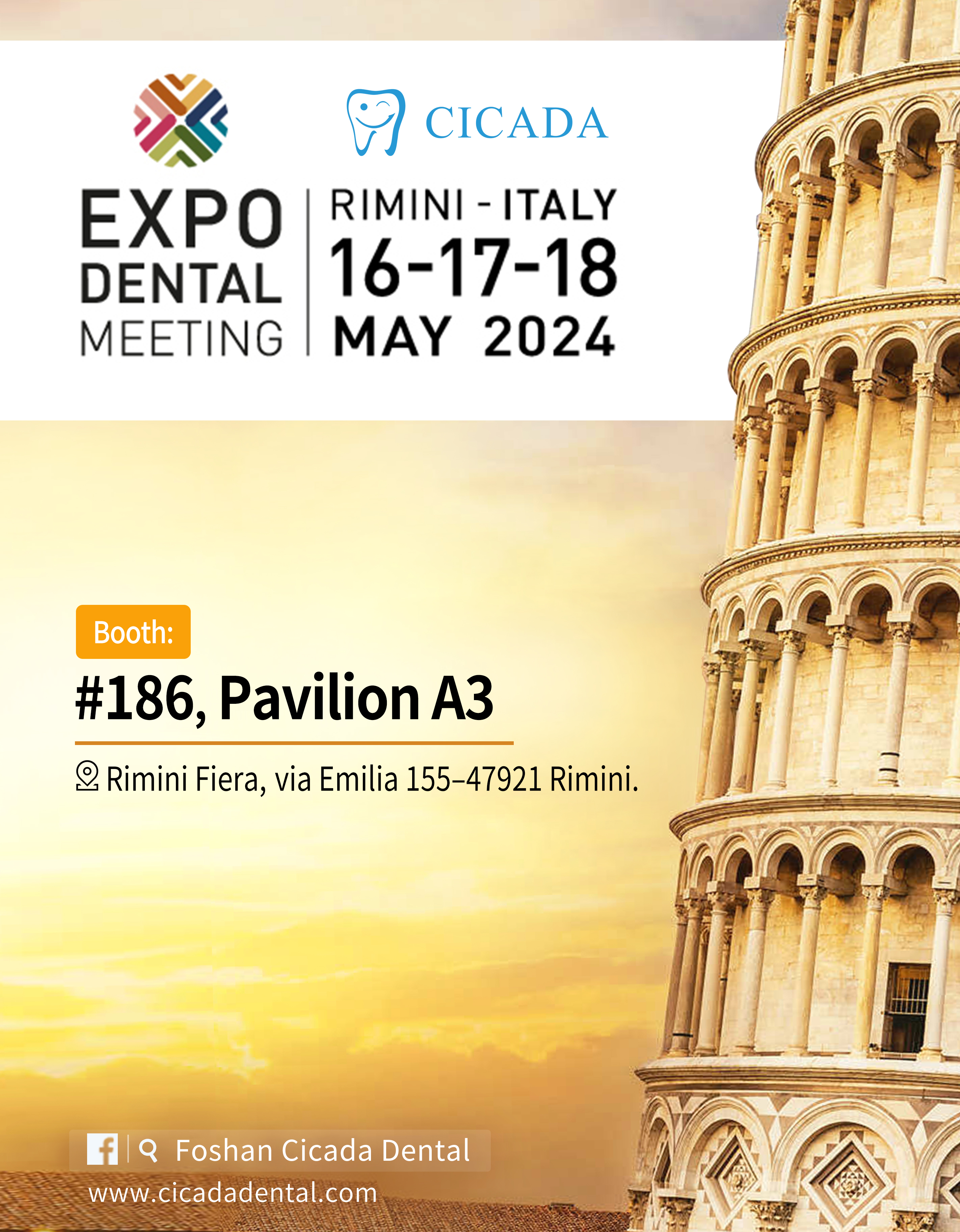 Meet CICADA in Rimini for Expodental Meeting 2024