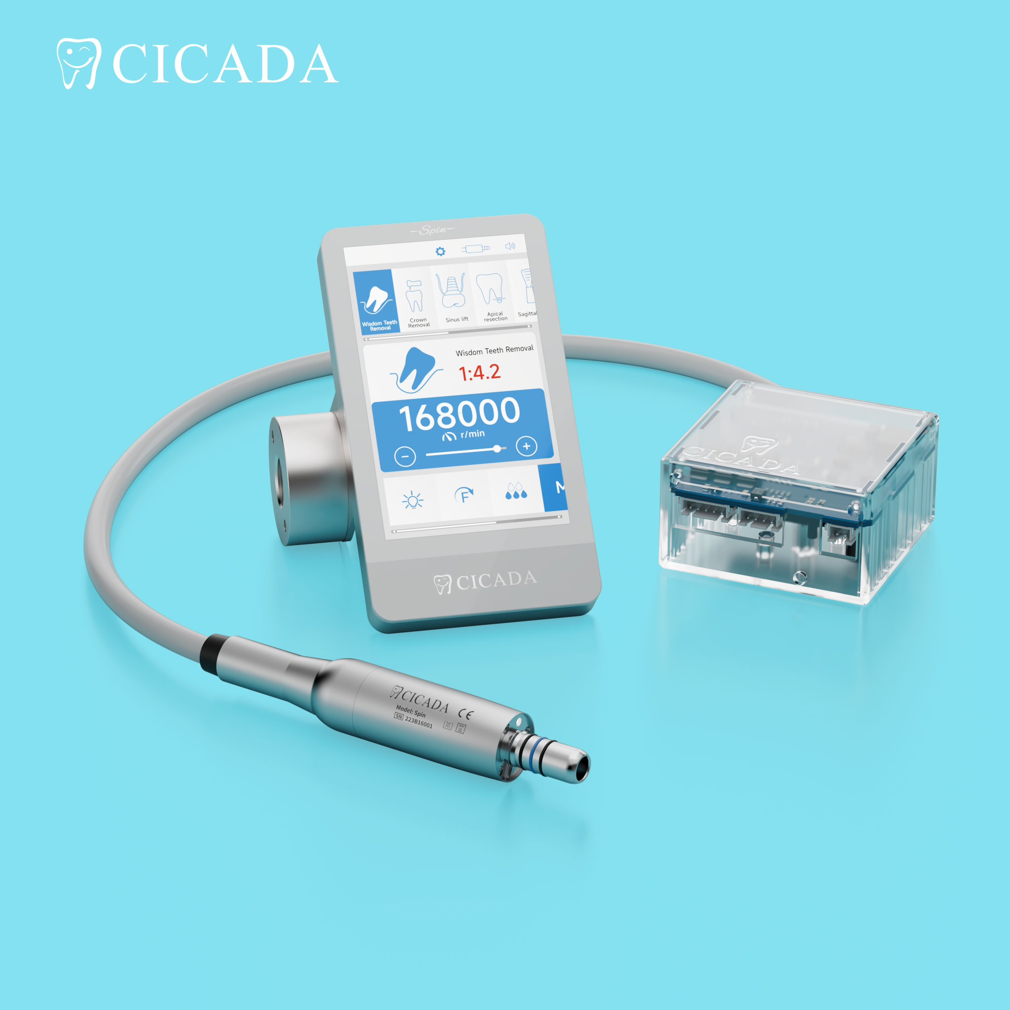 Touch Screen Built-in Electric Micro Motor