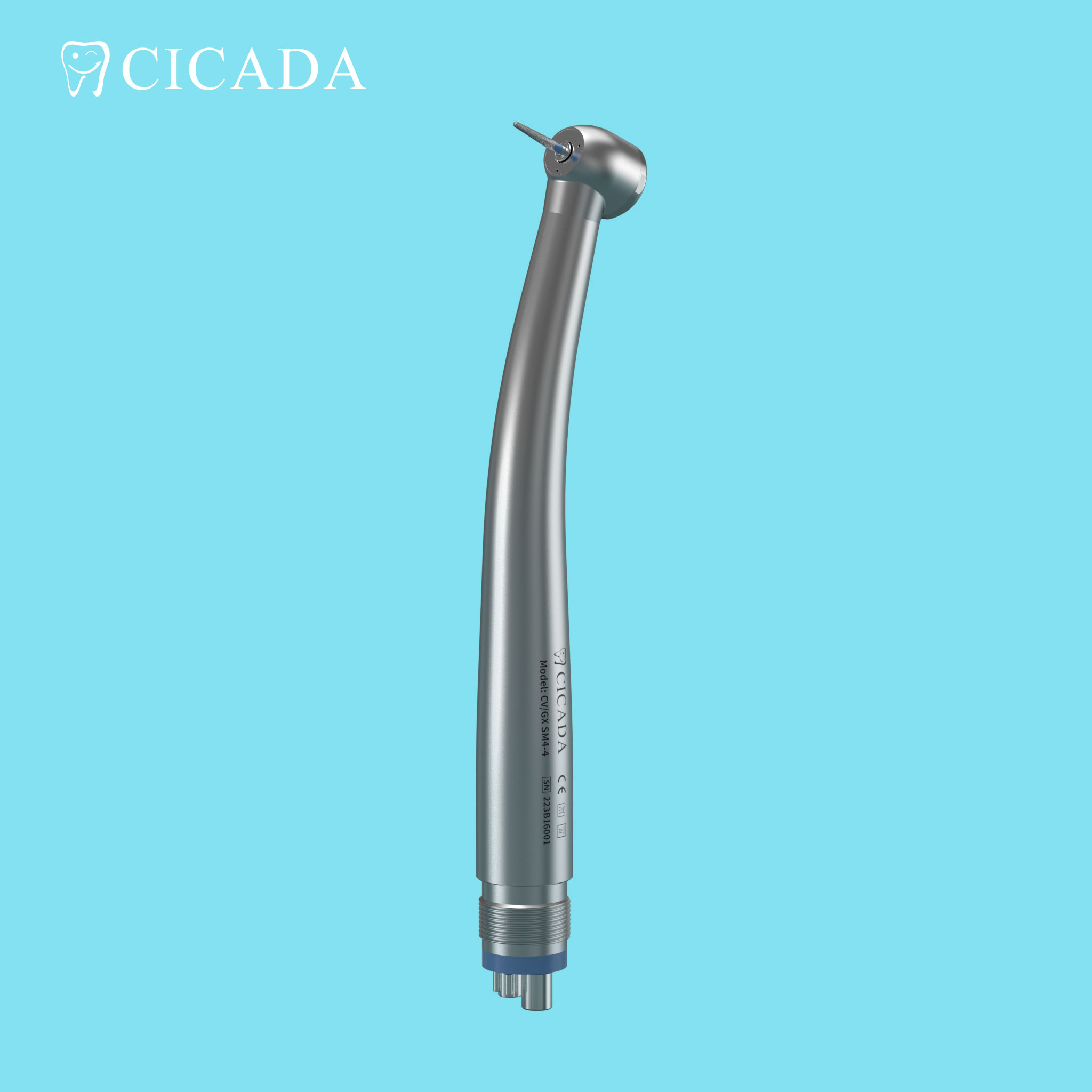 thumbnail image 2 of 10-Pack Dental High Speed Handpiece – 4 Hole NSK Style – Triple Water Spray – Autoclavable 2 of 6